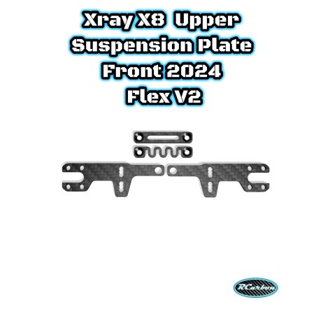 Xray X8 Upper Suspension Plate Front 2024 Flex V2