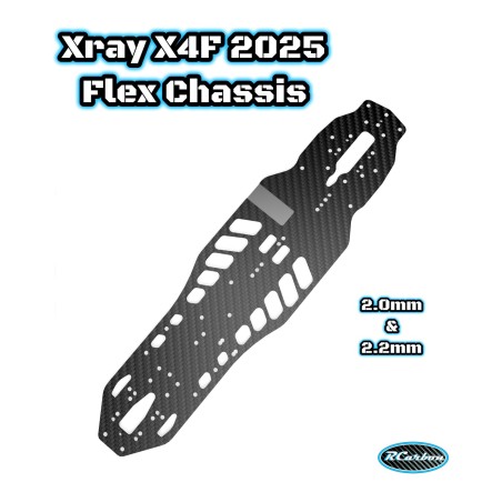 Xray X4F 2025 Flex Chassis