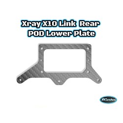 Xray X10 Link  Rear POD Lower Plate