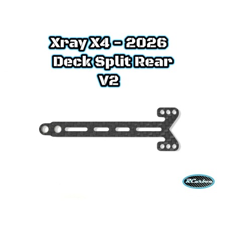 Xray X4 Deck Split Rear V2 2026