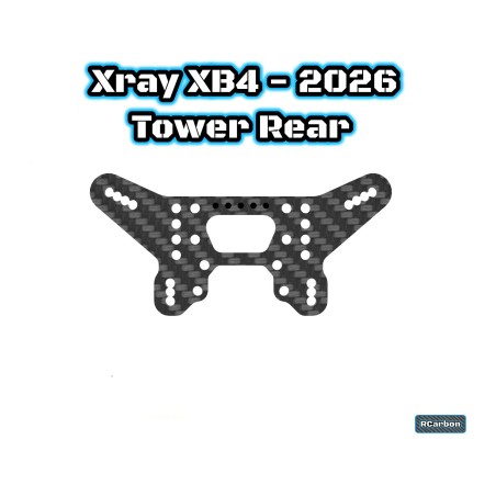 Xray XB4 Shock Tower Rear 2026