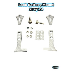 Lock Battery Mount V2 Xray X4