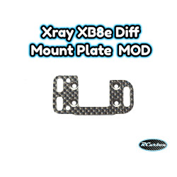 Xray XB8e Diff Mount Plate  MOD 23/24/25