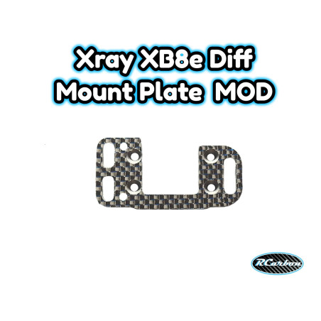 Xray XB8e Diff Mount Plate  MOD 23/24/25