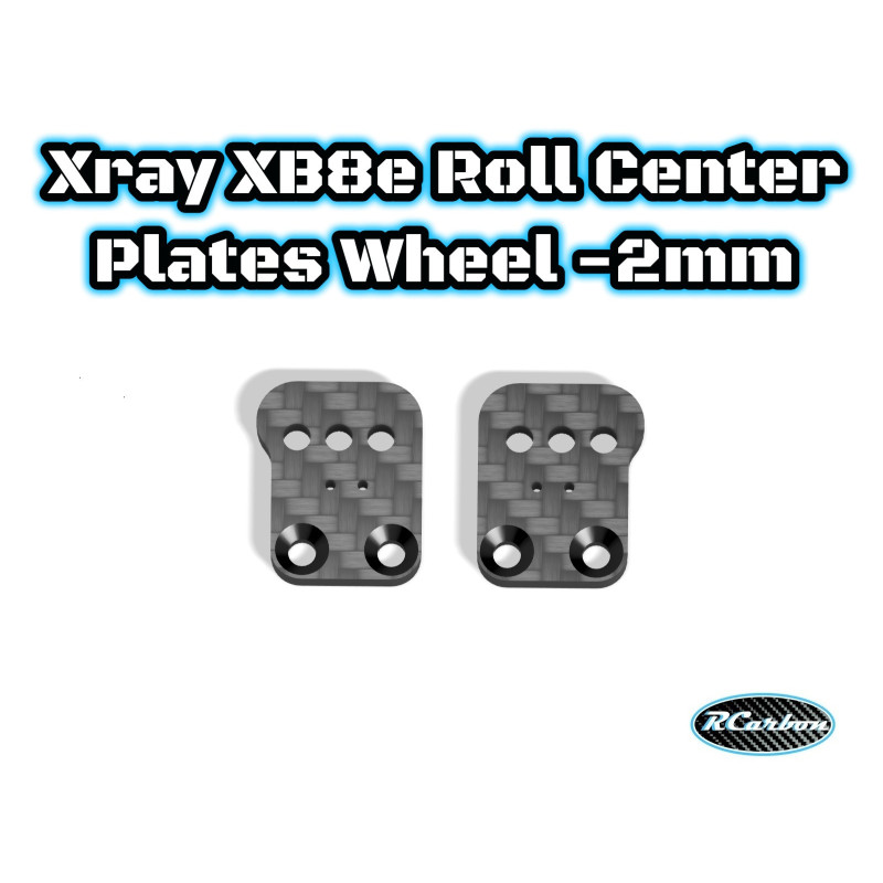 Xray XB8e Roll Center Plates Wheel -2mm 22/23/24/25/26