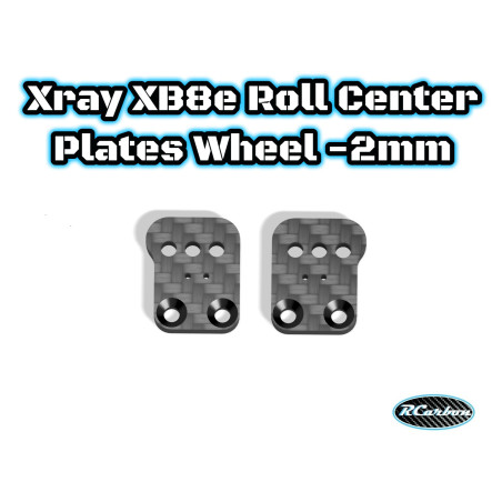 Xray XB8e Roll Center Plates Wheel -2mm 22/23/24/25/26