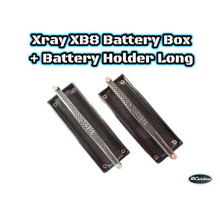 Xray XB8 Battery Box + Holder XB8 Long 22/23/24