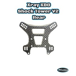 Xray XB8e Shock Tower V2 Rear 22/23/24