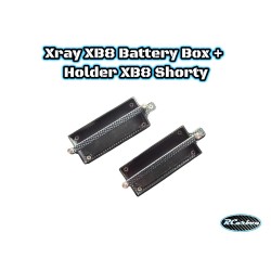 Xray XB8 Battery Box + Holder XB8 Shorty 22/23/24