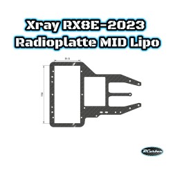 Xray RX8E-2023 Radioplatte MID Lipo