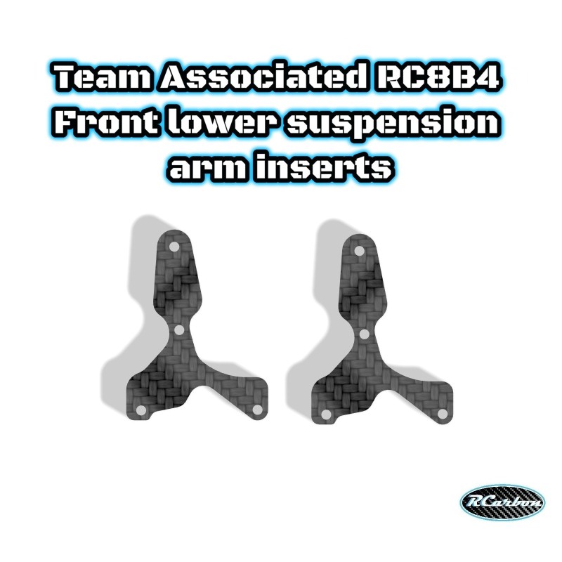 Team Associated RC8B4 Front lower suspension arm inserts