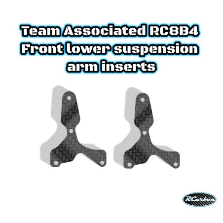Team Associated RC8B4 Front lower suspension arm inserts
