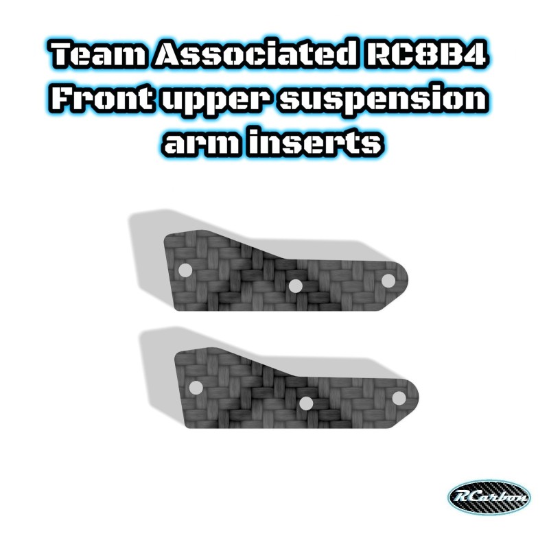 Team Associated RC8B4 Front upper suspension arm inserts