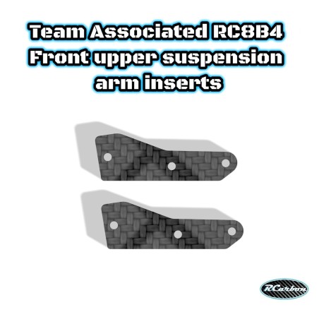 Team Associated RC8B4 Front upper suspension arm inserts