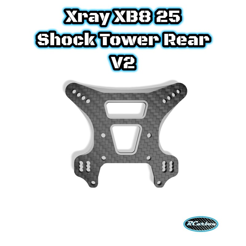 Xray XB8e 25 Shock Tower Rear V2