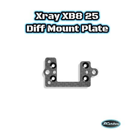 Xray XB8 25 Diff Mount Plate